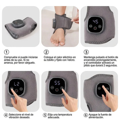 HeatWave™ Tobillera Inteligente con Calor y Vibración